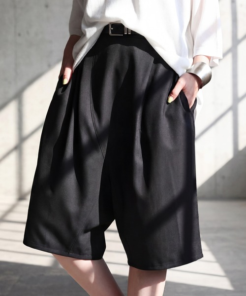 専用！2点おまとめ アンティカ とろみドレープ ゆるダボ サルエルパンツ ハーフ ワイド サルエルパンツ（その他パンツ）｜antiqua（アンティカ
