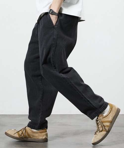 FREAK'S STORE（フリークスストア）の「限定展開 Dickies×FREAK'S STORE/ディッキーズ 別注 ワイドテーパードシルエット ツータック ワークパンツ（チノパンツ・メンズ・ベージュ/インディゴブルー/ブラック/ブラック系その他・SMALL/MEDIUM/LARGE）」の13枚目の写真