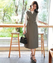 ANY SIS（エニィスィス）の「【2WAY】テーラードジレ ワンピース（ワンピース）」