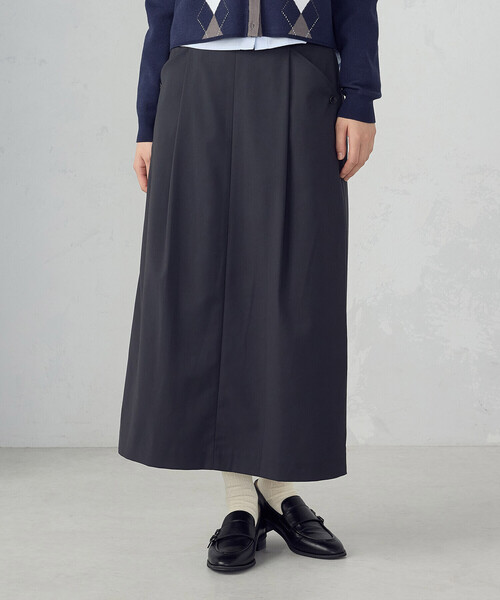 COMME CA ISM（コムサイズム）の「ナロースカート（スカート・レディース・チャコール/グレイッシュベージュ/ベージュ・MEDIUM/SMALL/X-LARGE/LARGE）」の2枚目の写真