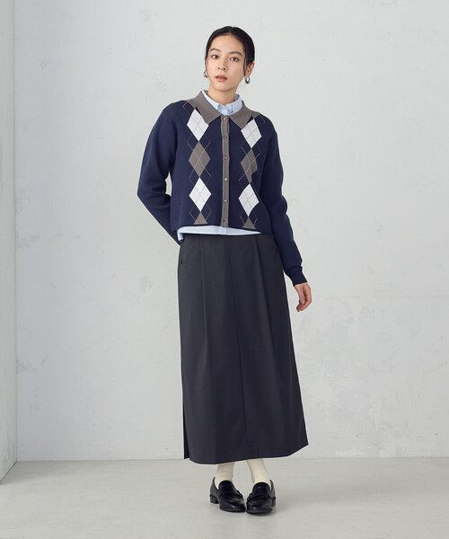 COMME CA ISM（コムサイズム）の「ナロースカート（スカート・レディース・チャコール/グレイッシュベージュ/ベージュ・MEDIUM/SMALL/X-LARGE/LARGE）」の4枚目の写真