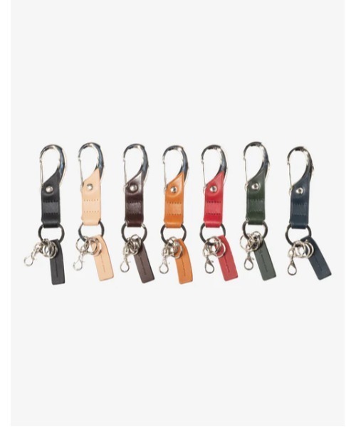 master-piece(マスターピース)の「master-piece / 勾玉 key ring / No.01691-v2(キーケース/キーアクセサリー・メンズ・ブラック/チョコ/ベージュ/ネイビー/キャメル/レッド/グリーン・FREE)」の1枚目の写真