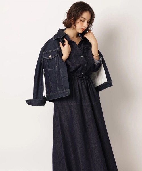 美品　アルページュストーリー　デニムシャツ セットアップ　ワンピース　2 美品 アルページュストーリー デニムシャツ セットアップ ワンピース 2