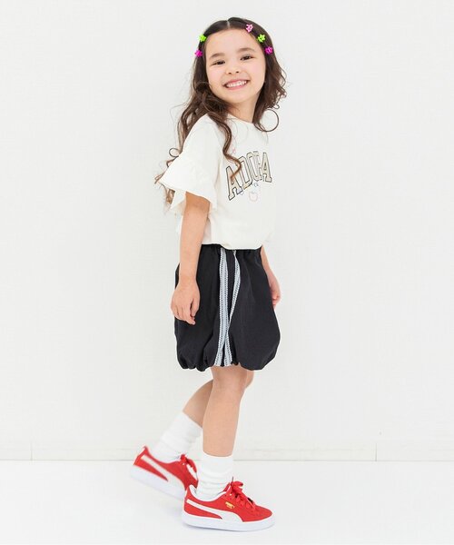 BREEZE（ブリーズ）の「ラインバルーンパンツ（その他パンツ・キッズ・オフホワイト/ブラック・110/100/140/130/120/90/80）」の5枚目の写真