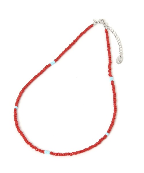 LOWRYS FARM（ローリーズファーム）の「ビーズネックレス 647301（ネックレス・レディース・ブラック/レッド/グリーン・FREE）」の9枚目の写真