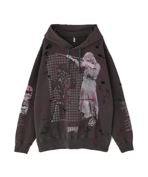 セール】emary/エメリー/Damage Psycocandy Hoodie（パーカー）｜L.H.P