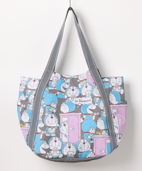 sanrio（サンリオ）の「I'm Doraemon バルーントート2（トートバッグ・レディース・グレー/ブラック・FREE）」の2枚目の写真