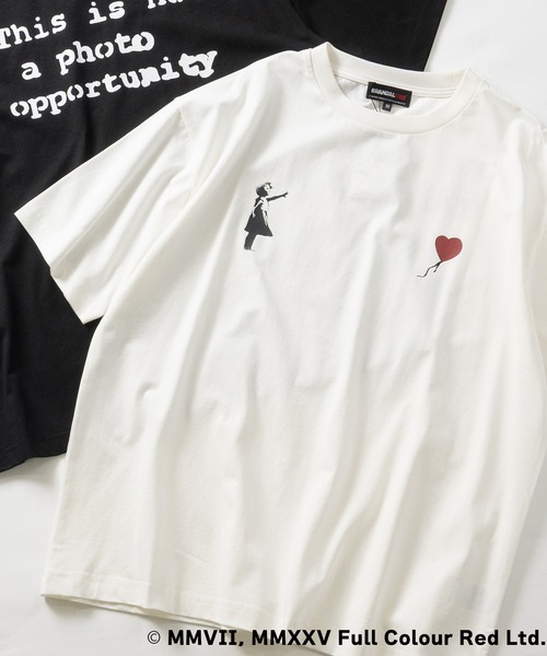 JOHN'S CLOSET(ジョンズクローゼット)の「【ab】〔BRANDALISED〕アソートアートデザイン 冷感天竺 半袖Tシャツ 接触冷感/UVカット/ストレッチ(Tシャツ/カットソー・メンズ・ホワイト系1/ブラック系3/ブラック系1/グレー系1/ブラック系2/ホワイト系3/グレー系3/グレー系2/ホワイト系2・X-LARGE/LARGE/MEDIUM)」の2枚目の写真