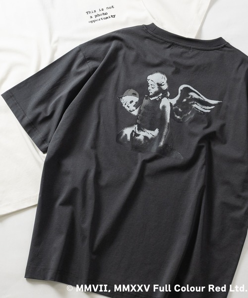 JOHN'S CLOSET(ジョンズクローゼット)の「【ab】〔BRANDALISED〕アソートアートデザイン 冷感天竺 半袖Tシャツ 接触冷感/UVカット/ストレッチ(Tシャツ/カットソー・メンズ・ホワイト系1/ブラック系3/ブラック系1/グレー系1/ブラック系2/ホワイト系3/グレー系3/グレー系2/ホワイト系2・X-LARGE/LARGE/MEDIUM)」の8枚目の写真