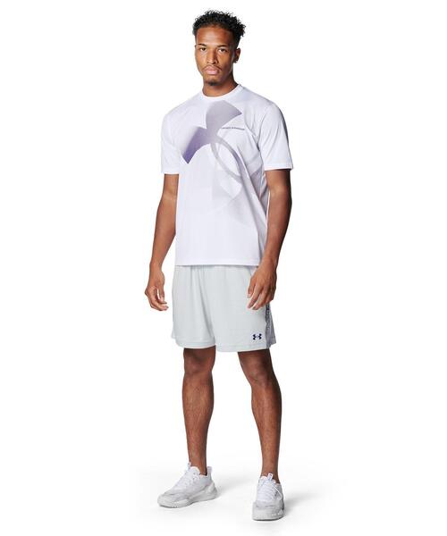 UNDER ARMOUR(アンダーアーマー)の「UAテック エクストララージロゴ ショートスリーブ Tシャツ(トレーニング/メンズ)(Tシャツ/カットソー・メンズ・ホワイト・M/L/XL/S/3XL/2XL)」の3枚目の写真