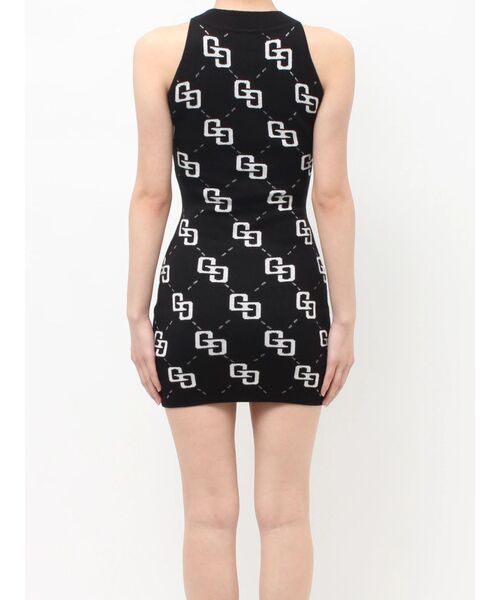 GYDA（ジェイダ）の「GG glitter quiltingアメスリニットワンピース（ワンピース・レディース・オフホワイト/ブラック・FREE）」の13枚目の写真