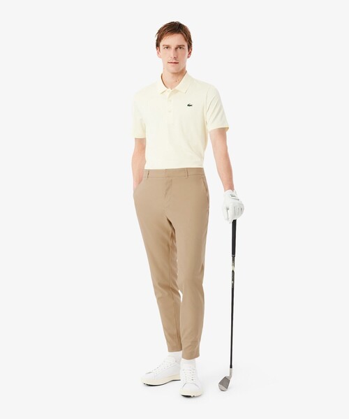 LACOSTE(ラコステ)の「UVカット ウルトラドライストレッチゴルフパンツ(チノパンツ・メンズ・ベージュ/ブラック・3/5/4)」の5枚目の写真