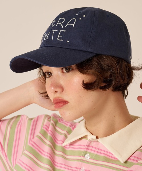 TINA:JOJUN(ティーナジョジュン)の「ストーン付き キャップ TINA:JOJUN(キャップ・レディース・レモンイエロー/ブルーグレー・F)」の21枚目の写真