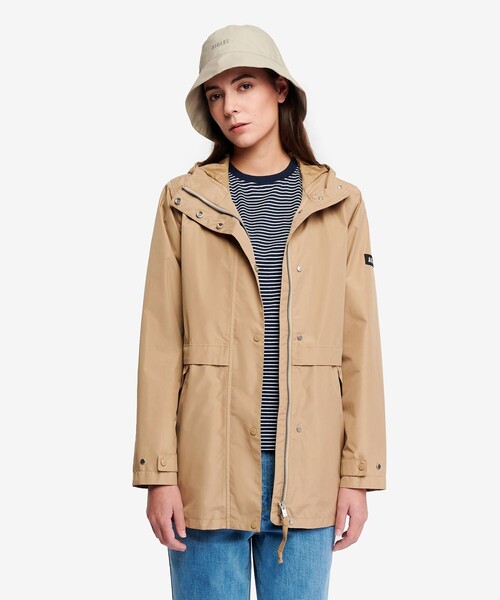 AIGLE(エーグル)の「GORE-TEX ゴアテックス 防風 防水 透湿 2レイヤー ジャケット RP(マウンテンパーカー・レディース・グリーン/ベージュ/ブラック・44/40/42/38/36/34)」の6枚目の写真