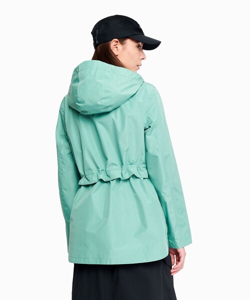 AIGLE(エーグル)の「GORE-TEX ゴアテックス 防風 防水 透湿 2レイヤー ジャケット RP(マウンテンパーカー・レディース・グリーン/ベージュ/ブラック・44/40/42/38/36/34)」の10枚目の写真