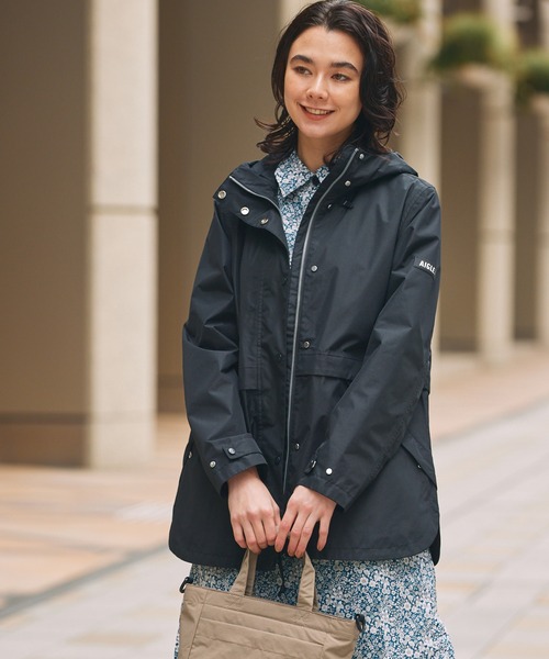 AIGLE(エーグル)の「GORE-TEX ゴアテックス 防風 防水 透湿 2レイヤー ジャケット RP(マウンテンパーカー・レディース・グリーン/ベージュ/ブラック・44/40/42/38/36/34)」の12枚目の写真