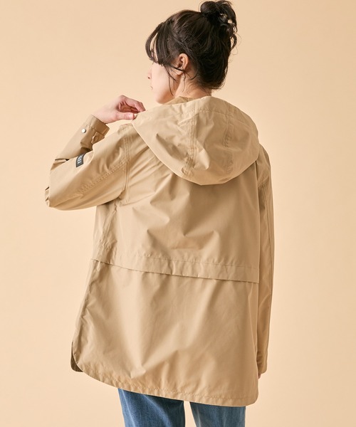 AIGLE(エーグル)の「GORE-TEX ゴアテックス 防風 防水 透湿 2レイヤー ジャケット RP(マウンテンパーカー・レディース・グリーン/ベージュ/ブラック・44/40/42/38/36/34)」の14枚目の写真