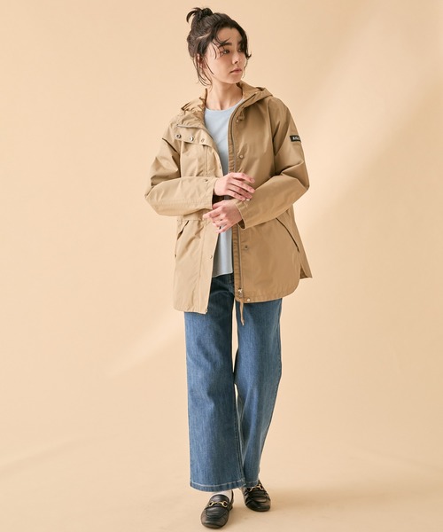 AIGLE(エーグル)の「GORE-TEX ゴアテックス 防風 防水 透湿 2レイヤー ジャケット RP(マウンテンパーカー・レディース・グリーン/ベージュ/ブラック・44/40/42/38/36/34)」の12枚目の写真