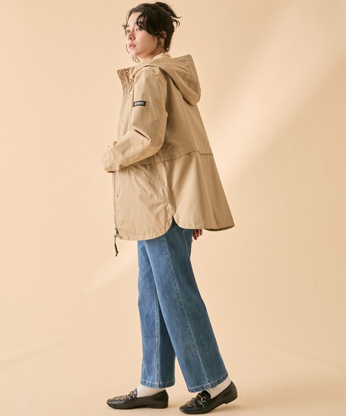 AIGLE(エーグル)の「GORE-TEX ゴアテックス 防風 防水 透湿 2レイヤー ジャケット RP(マウンテンパーカー・レディース・グリーン/ベージュ/ブラック・44/40/42/38/36/34)」の11枚目の写真