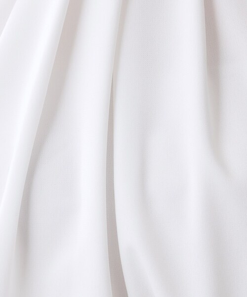 index（インデックス）の「ランダムタックトップス【洗濯機OK/吸水速乾/接触冷感/UVケア】《5col》（Tシャツ/カットソー・レディース・ネイビー/チャコール/サックスブルー系7/オフホワイト/ナチュラル・36/38/40/42）」の9枚目の写真