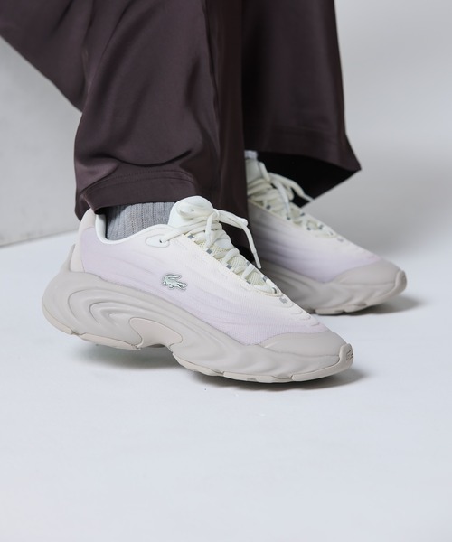 LACOSTE(ラコステ)の「レディース SPINOR 126 3 SFA 厚底 ボリュームスニーカー(スニーカー・レディース・ホワイト/ブルー・22.5cm/23.5cm/23.0cm/24.0cm/24.5cm/25.5cm)」の1枚目の写真