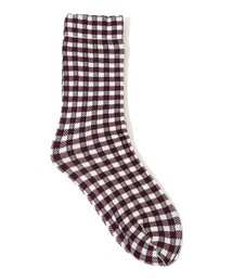 edition pourell（エディションプレル）の「edition pourell ギンガムチェック ソックス（ソックス/靴下）」