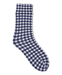 edition pourell（エディションプレル）の「edition pourell ギンガムチェック ソックス（ソックス/靴下）」