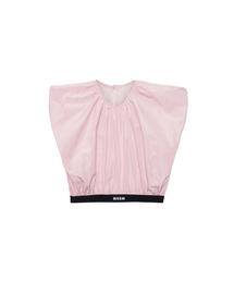 ジャガードロゴ タフタ クロップドトップス