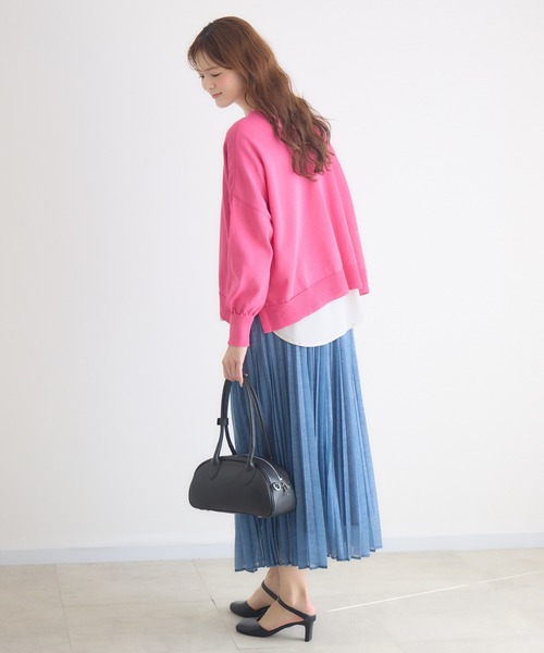 KATHARINE ROSS（キャサリンロス）の「【KATHARINE ROSS】シアーデニムプリーツスカート（デニムスカート・レディース・ネイビー/ライトブルー・FREE）」の20枚目の写真