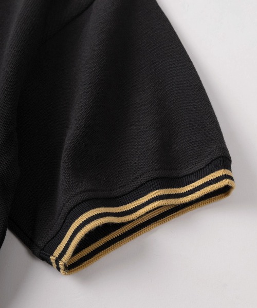 BEVERLY HILLS POLO CLUB（ビバリーヒルズポロクラブ）の「【71】【BEVERLY HILLS POLO CLUB/ビバリーヒルズポロクラブ】ワンポイント刺繍 鹿の子 リブラインポロシャツ（ポロシャツ・メンズ・グリーン/ホワイト/サックスブルー/オリーブ/ブラック/ネイビー・XL/L/M）」の12枚目の写真