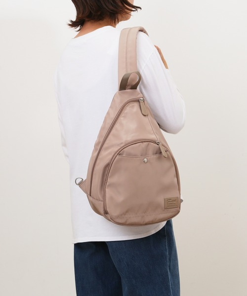 anello GRANDE（アネログランデ）の「anelloGRANDE ノタ クロスボディ（ボディバッグ/ウエストポーチ・レディース・バーガンディー/ベージュ/ブラック/グレー・FREE）」の7枚目の写真