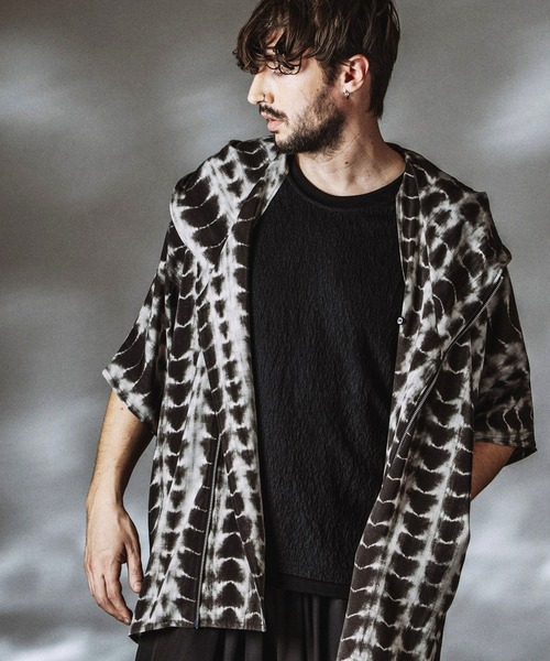 NO ID.（ノーアイディ）の「【NO ID.】Sheer Layered Sleeveless Pullover / シアーレイヤードスリーブレスプルオーバー（Tシャツ/カットソー・メンズ・アイボリー/ブラック/グレー・ONE SIZE）」の6枚目の写真