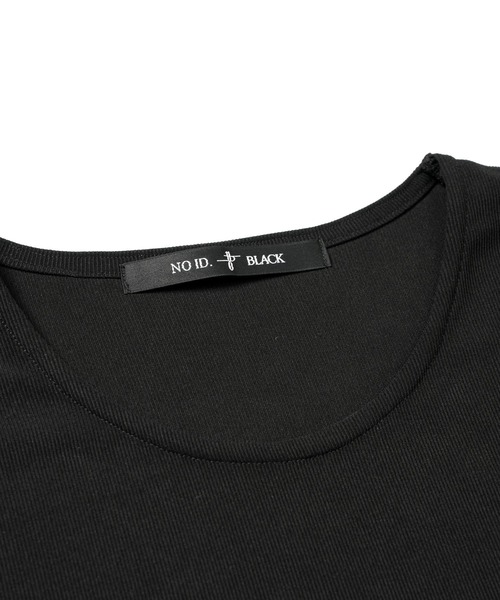 NO ID.（ノーアイディ）の「【NO ID.】Sheer Layered Sleeveless Pullover / シアーレイヤードスリーブレスプルオーバー（Tシャツ/カットソー・メンズ・アイボリー/ブラック/グレー・ONE SIZE）」の12枚目の写真