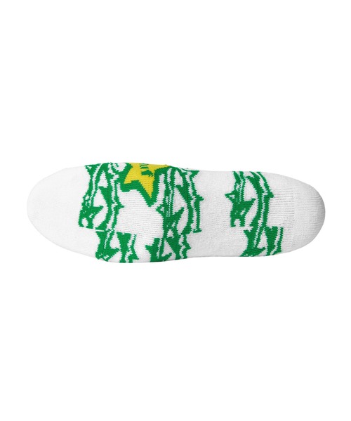 HUF(ハフ)の「FANTASIES CREW SOCKS(ソックス/靴下・メンズ・ホワイト・O/S)」の2枚目の写真