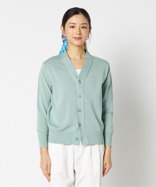 Letroyes(ルトロワ)の「【LETROYES / ルトロワ】HENRI (V CARDIGAN)(カーディガン/ボレロ・レディース・アイボリー/ライトグリーン/ネイビー/イエロー/ピンク・2/1)」の17枚目の写真
