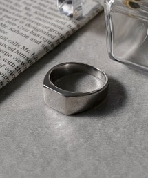MAGASIN DE MODE Brew(�}�K�W���f���[�h�u�����[)�́yMAGASIN DE MODE Brew�zSimple Square Ring�@-STENLESS STEEL- �X�e�����X(�����O)