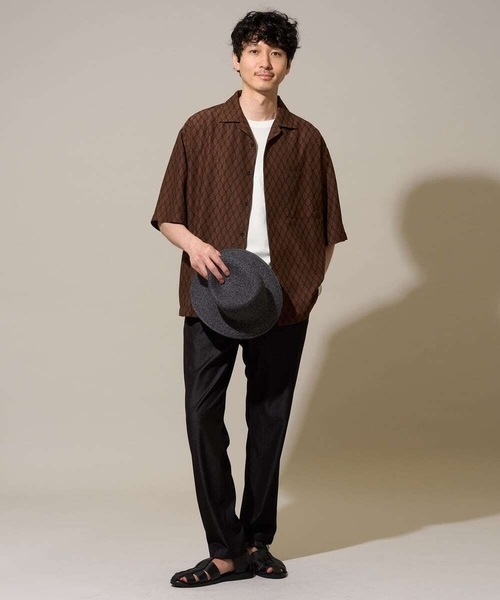 a.v.v(アーヴェヴェ)の「【接触冷感】ノースリーブカットソー(Tシャツ/カットソー・メンズ・ホワイト/チャコールグレー/ブラック・44/48/46/50/52)」の8枚目の写真