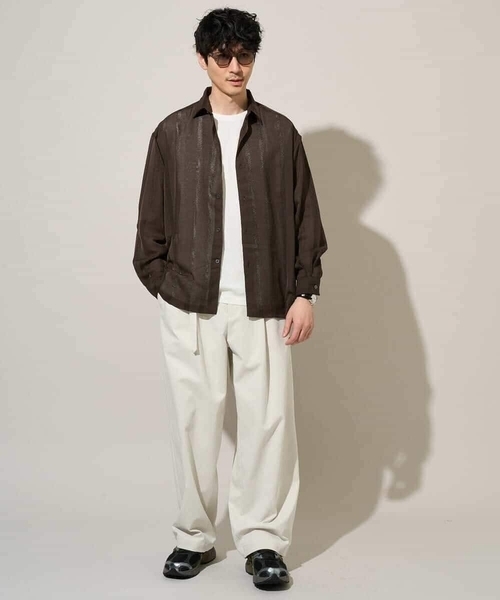 a.v.v(アーヴェヴェ)の「【接触冷感】ノースリーブカットソー(Tシャツ/カットソー・メンズ・ホワイト/チャコールグレー/ブラック・44/48/46/50/52)」の11枚目の写真