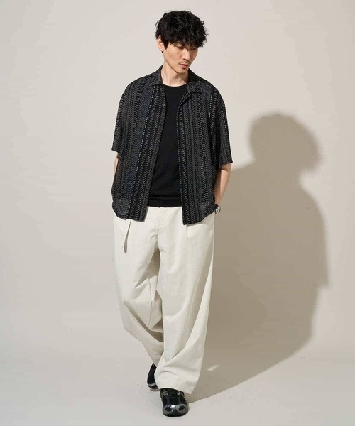 a.v.v(アーヴェヴェ)の「【接触冷感】ノースリーブカットソー(Tシャツ/カットソー・メンズ・ホワイト/チャコールグレー/ブラック・44/48/46/50/52)」の13枚目の写真