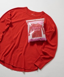 【Hanes】Thermal for HER クルーネックロングスリーブ