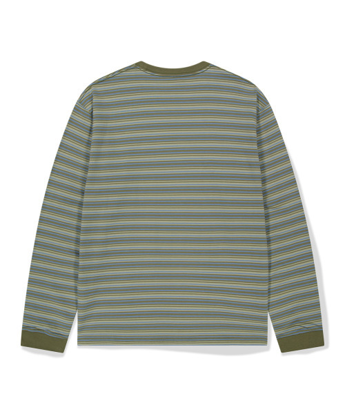 WKNDRS(ウィーキャンドース)の「MULTI-STRIPED LS T-SHIRT (L.KHAKI)(Tシャツ/カットソー・レディース・その他・SMALL/MEDIUM/LARGE/X-LARGE)」の2枚目の写真