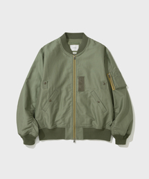 SHIRTER（シャーター）の「LINEN MOLESKIN FLIGHT JACKET (OLIVE)（MA-1）」