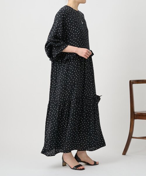 LIVETART（リヴェタート）の「フリルコンビワンピース（ワンピース・レディース・ブラック・FREE）」の10枚目の写真