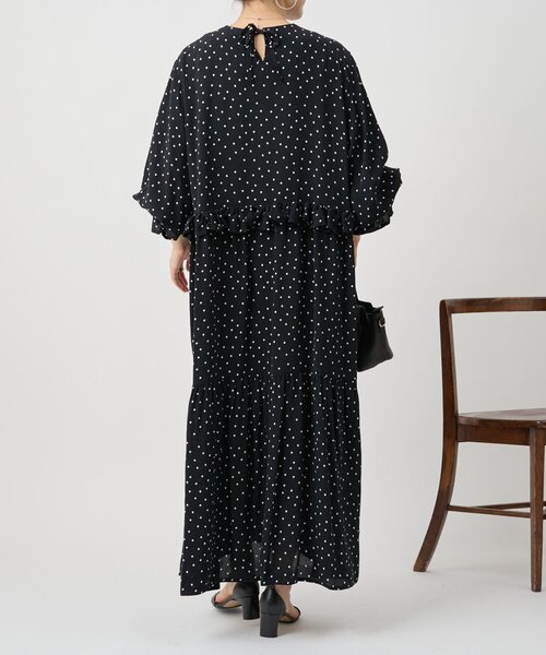 LIVETART（リヴェタート）の「フリルコンビワンピース（ワンピース・レディース・ブラック・FREE）」の11枚目の写真