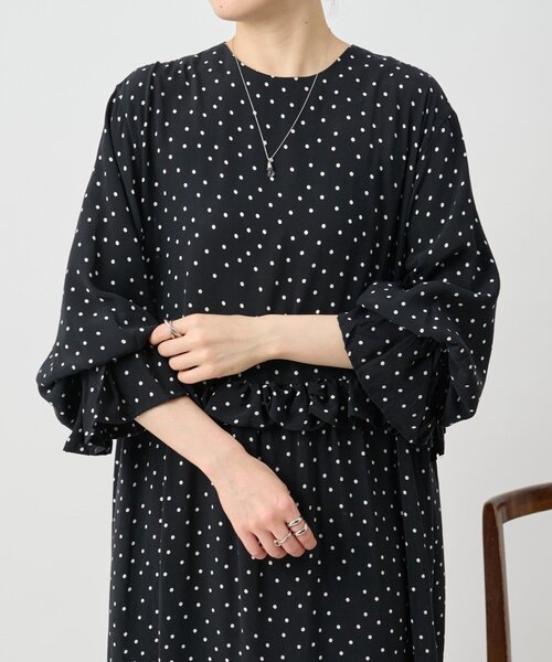 LIVETART（リヴェタート）の「フリルコンビワンピース（ワンピース・レディース・ブラック・FREE）」の13枚目の写真