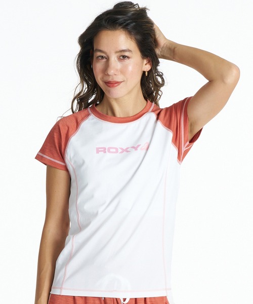 ROXY(ロキシー)の「ROXY/ロキシー レディース 半袖 Tシャツ 水陸両用 RLY261616M UT(Tシャツ/カットソー・レディース・ブラック/レンガ/ブラウン・M/L)」の3枚目の写真