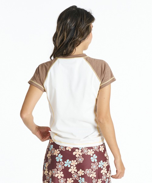 ROXY(ロキシー)の「ROXY/ロキシー レディース 半袖 Tシャツ 水陸両用 RLY261616M UT(Tシャツ/カットソー・レディース・ブラック/レンガ/ブラウン・M/L)」の9枚目の写真