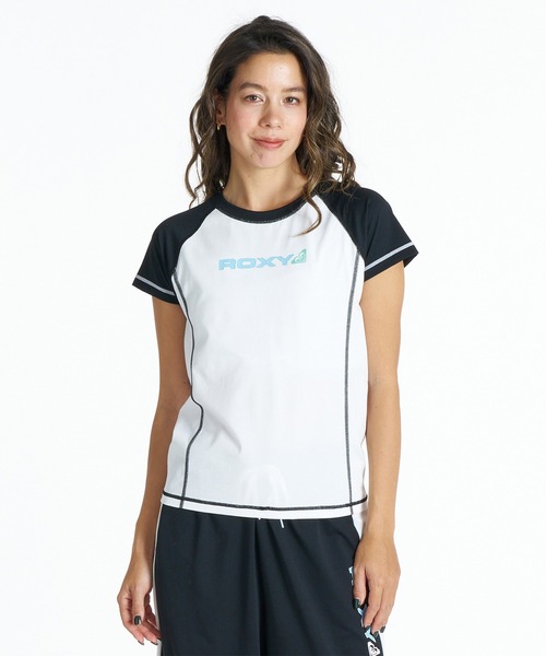 ROXY(ロキシー)の「ROXY/ロキシー レディース 半袖 Tシャツ 水陸両用 RLY261616M UT(Tシャツ/カットソー・レディース・ブラック/レンガ/ブラウン・M/L)」の4枚目の写真