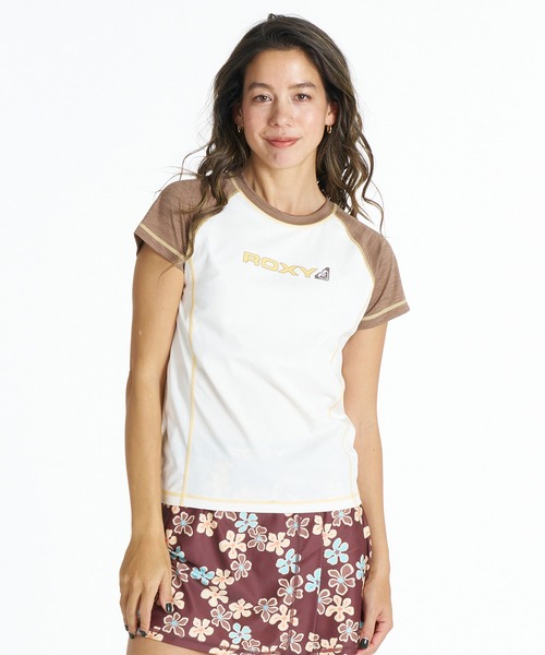 ROXY(ロキシー)の「ROXY/ロキシー レディース 半袖 Tシャツ 水陸両用 RLY261616M UT(Tシャツ/カットソー・レディース・ブラック/レンガ/ブラウン・M/L)」の8枚目の写真