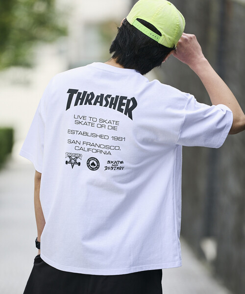 セール】限定展開 THRASHER×FREAK'S STORE スラッシャー 別注 ビッグ